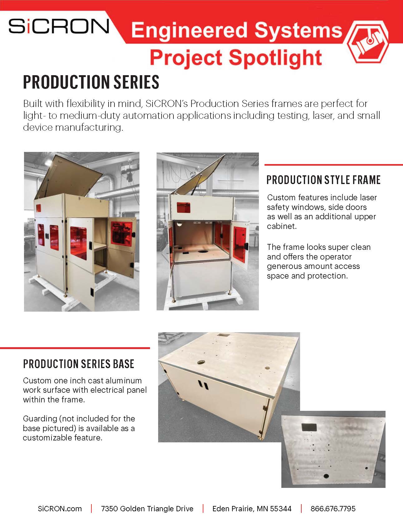 Production Series Brochure page 1